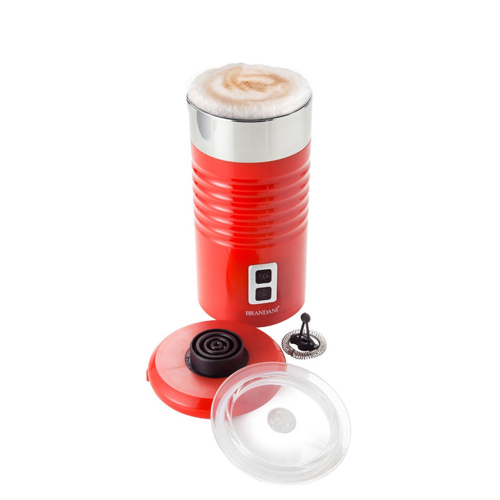 BRANDANI OFFIZIELLE, Maker Milch Shaker schiumotto Elektrisches Automatisches rot Inox 55534