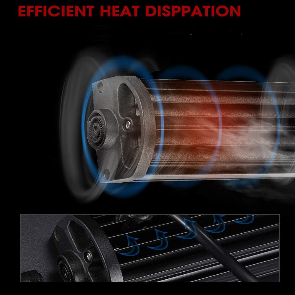 AUXTINGS 107cm 240W gebogen Kombination aus Flutlicht und punktgenauem Strahler, LED Leuchte Nebelle