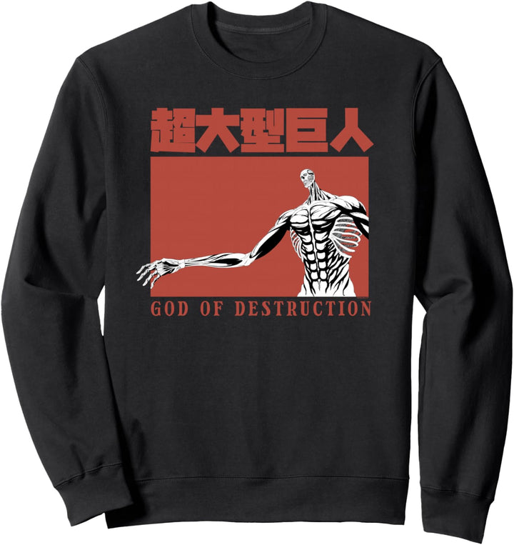 Attack on Titan Season 4 Titanengott der Zerstörung Sweatshirt