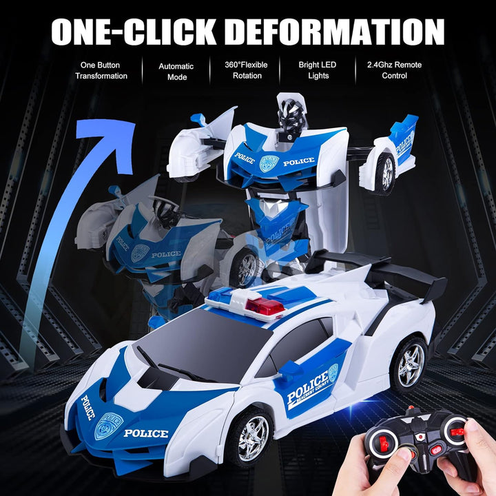 Transformator Spielzeug Verformung RC Auto Ferngesteuertes Auto Roboter Spielzeug für Kinder Jungen