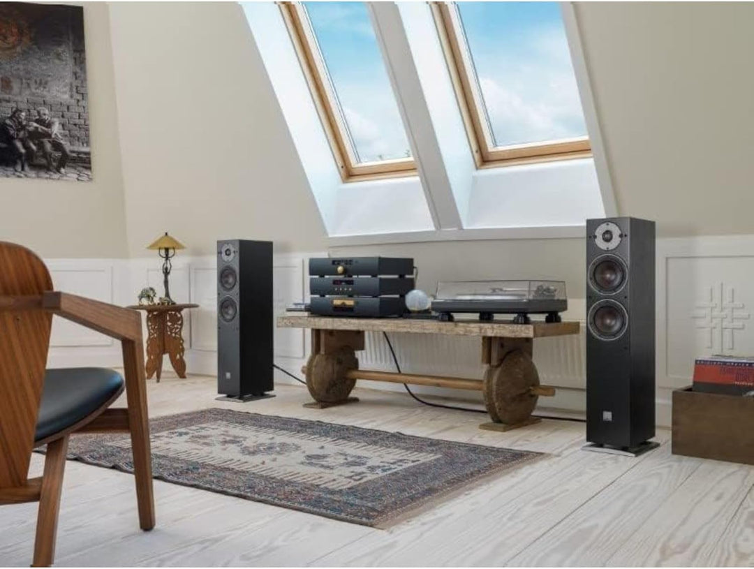Dali Oberon 5 Standlautsprecher Paar - Passive Lautsprecher mit schlankem und elegantem Design, komb