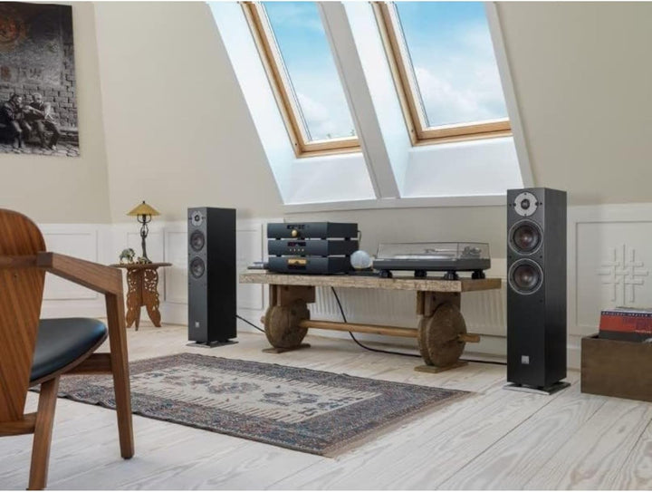 Dali Oberon 5 Standlautsprecher Paar - Passive Lautsprecher mit schlankem und elegantem Design, komb