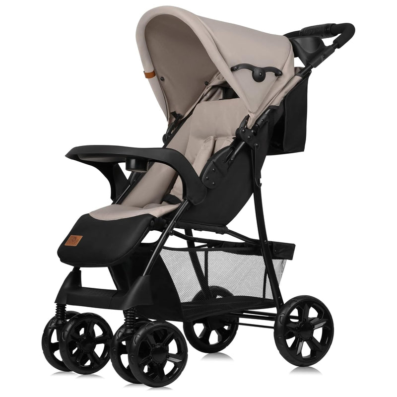 LIONELO Emma Plus Kinderwagen bis zu 15 kg, Kindersportwagen, leicht modern klein Buggy mit Liegepos