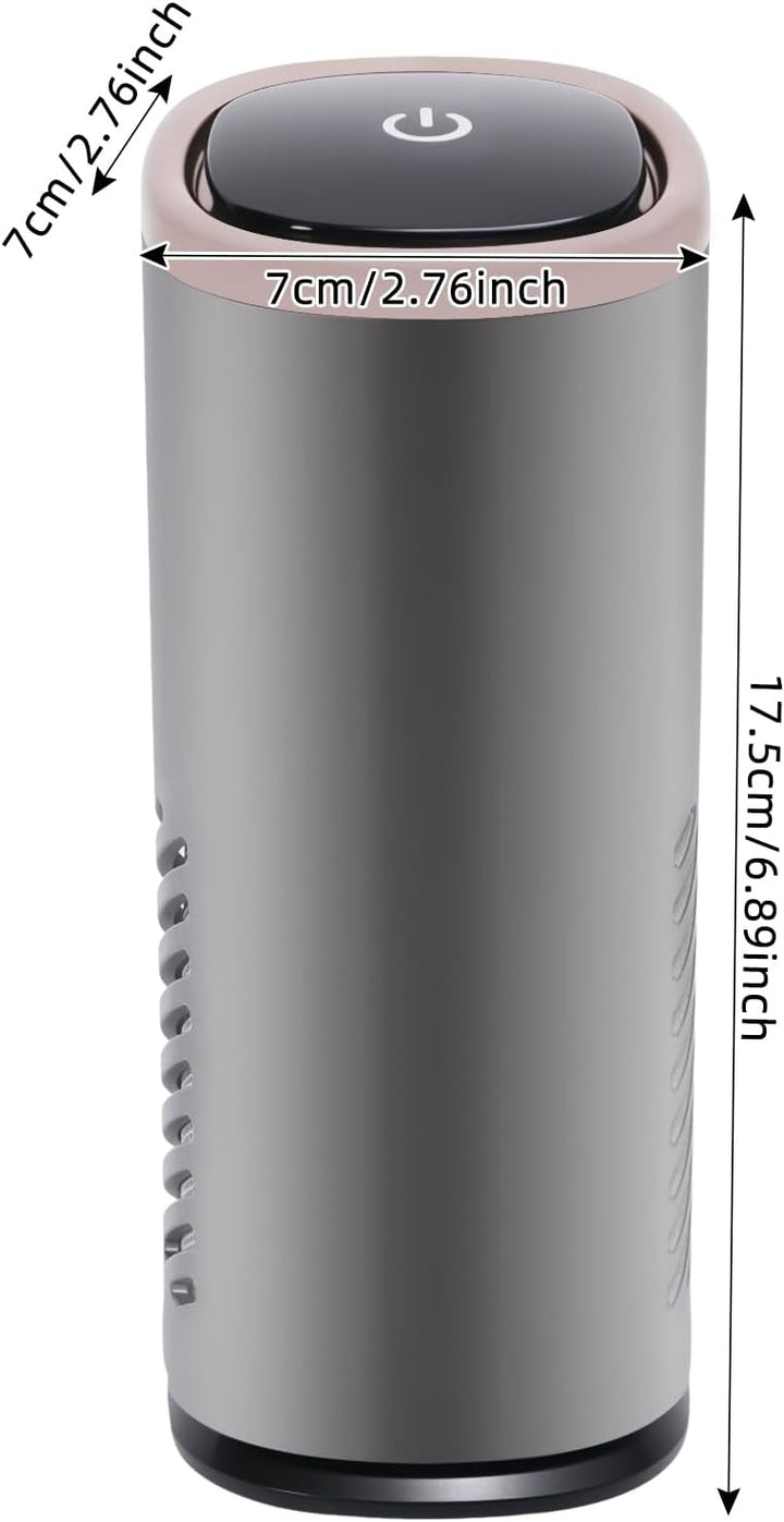 Luftreiniger mit Aromatherapie HEPA Luftfilter USB Powered Auto Luftreiniger tragbarer Luftreiniger
