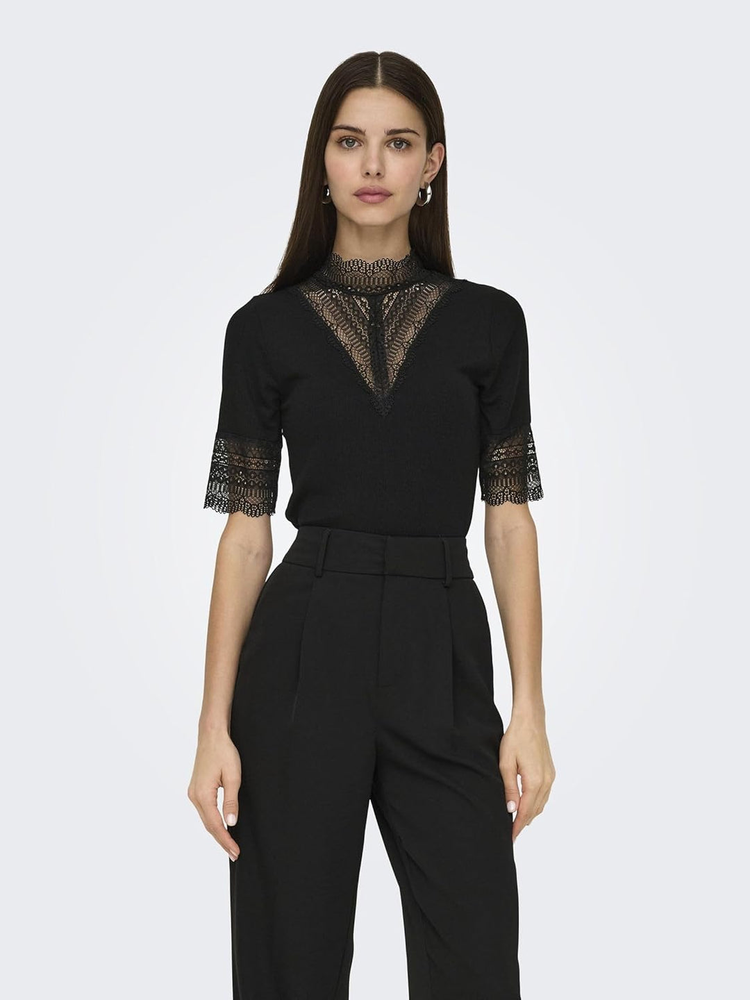 ONLY Female Top ONLTILDE Top XS Schwarz, XS Schwarz