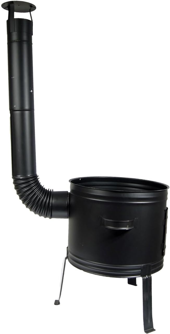 troph-e-shop Ofen 42 für Gulaschkessel Holzofen Gulaschkanone Terrassenofen für Topf bis 35 Liter