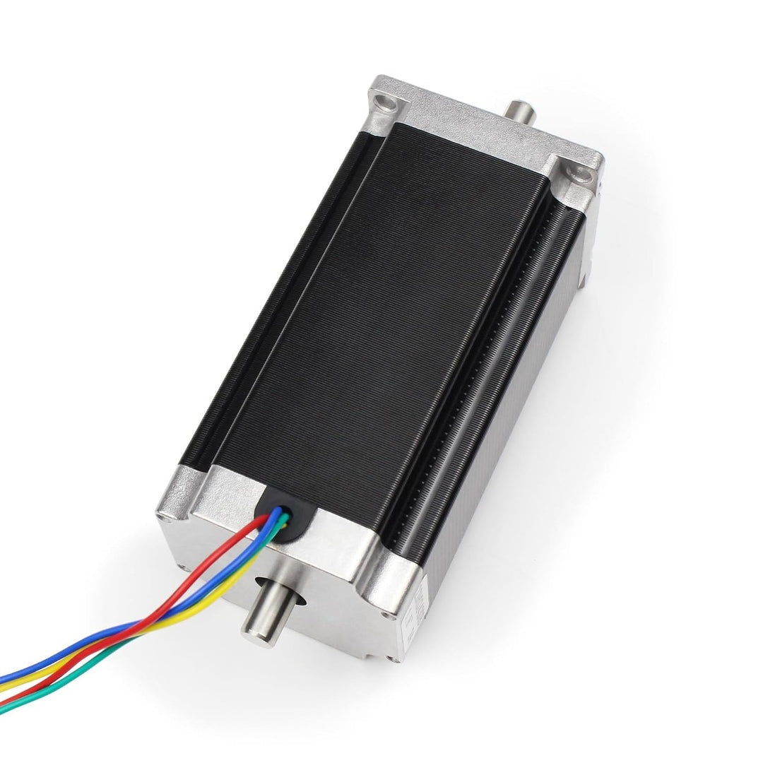 RATTMMOTOR Schrittmotor 3 Stück Nema 23 Stepper Motor, Doppelwelle 4 Drähte Stepping Motor 2.8Nm (42