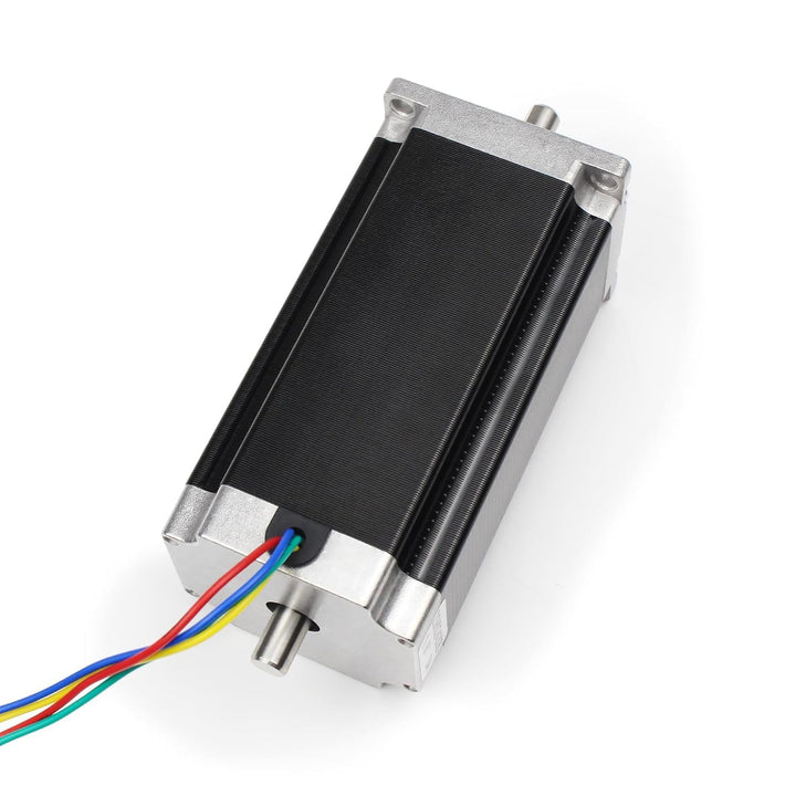 RATTMMOTOR Schrittmotor 3 Stück Nema 23 Stepper Motor, Doppelwelle 4 Drähte Stepping Motor 2.8Nm (42