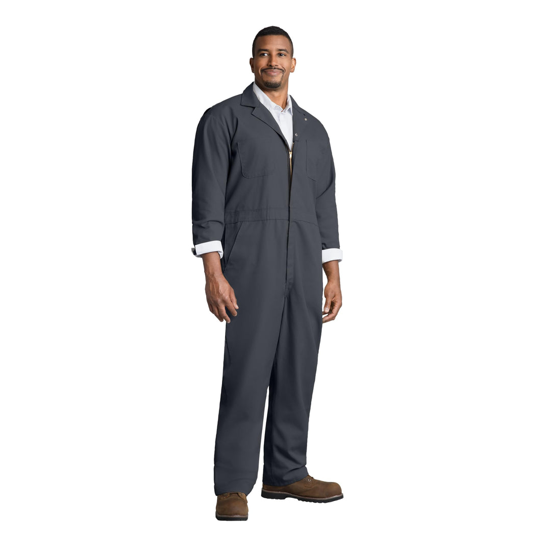 Red Kap Herren-Overall, langärmelig, Twill - grau