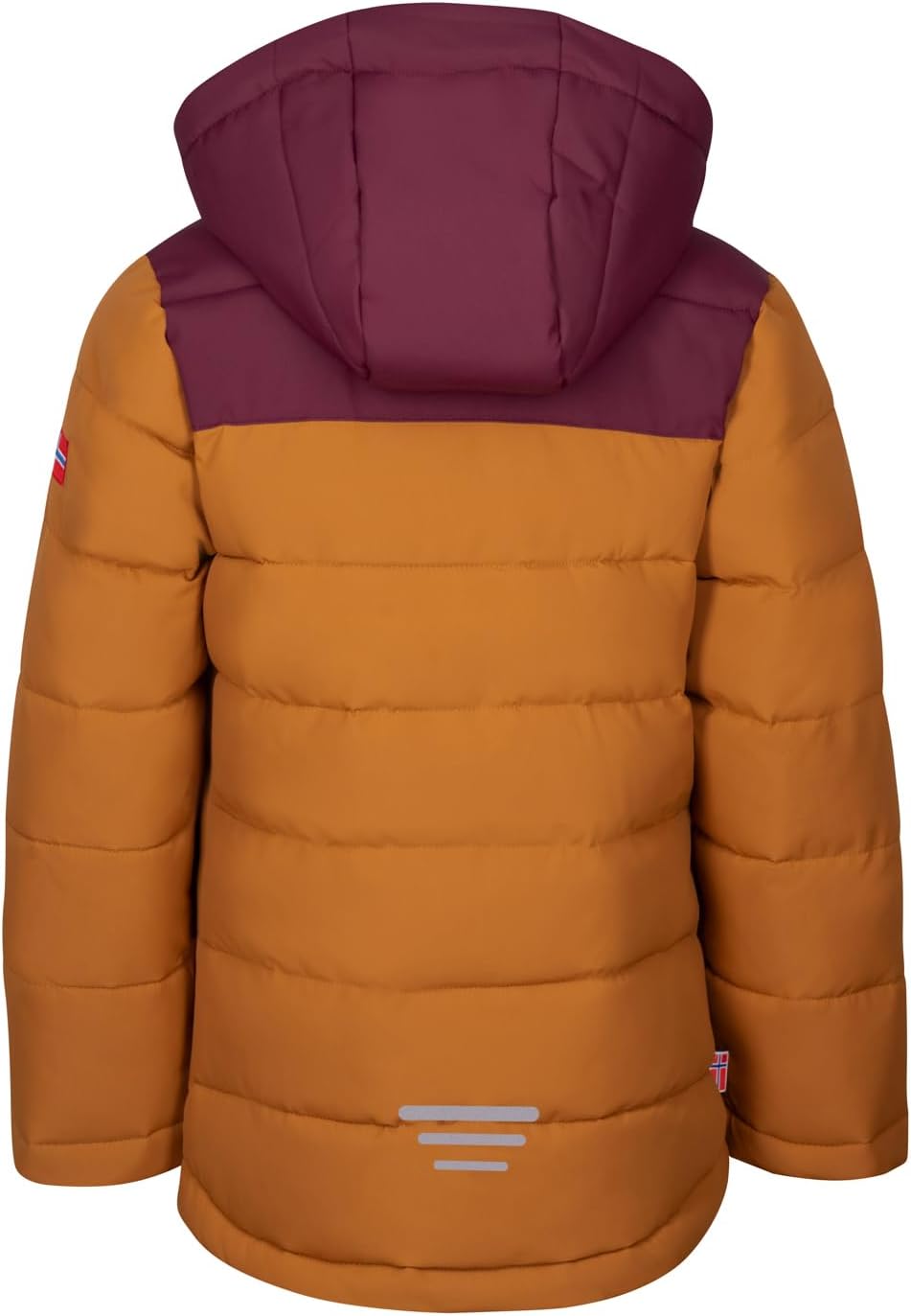 Trollkids Mädchen Winterjacke Gryllefjord 110 Burgunderrot/Karamell-Braun/Lachsrosa, 110 Burgunderro