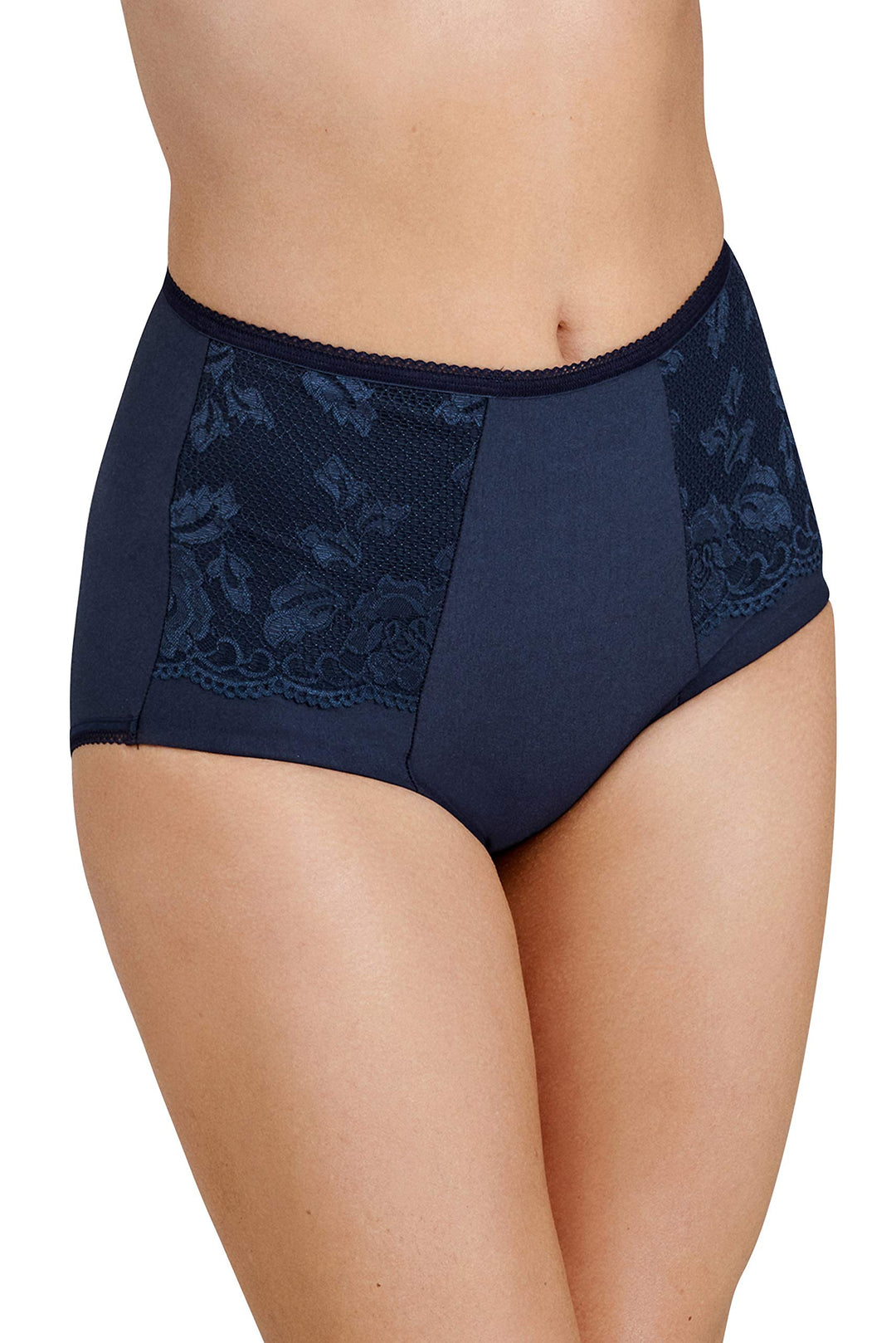 Miss Mary of Sweden Lovely Lace Miederhose 38 Dunkelblau, 38 Dunkelblau