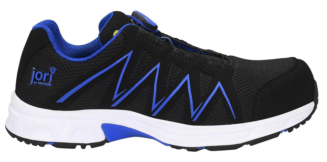 JORI Sicherheitshalbschuh Speedy BOA Black-Blue Low ESD S1P 46 Grösse: 46, Grösse: 46