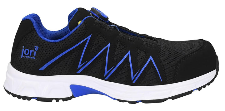 JORI Sicherheitshalbschuh Speedy BOA Black-Blue Low ESD S1P 46 Grösse: 46, Grösse: 46