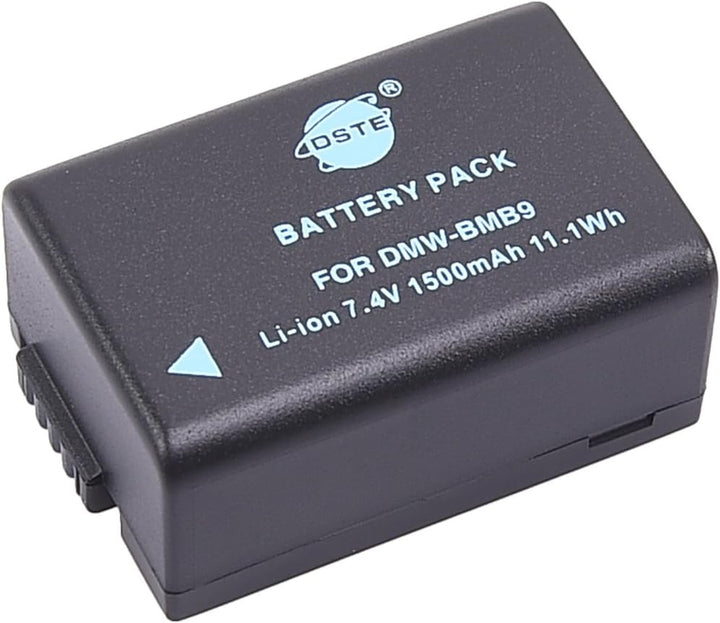 (2-Pack) DMW-BMB9E DSTE Ersatz Batterie Akku Kompatibel für Panasonic DMW-BMB9, DMW-BMB9PP und Lumix