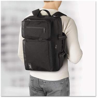 Solo New York Unisex-Erwachsene Duane Hybrid Aktentasche Schwarz, Schwarz