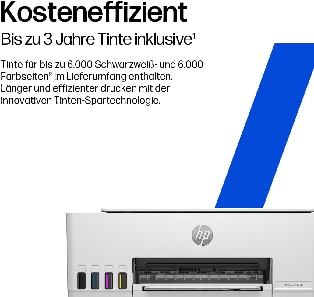 HP Smart Tank 5105 3-in-1 Multifunktionsdrucker, 20€ Cashback, (WLAN; Mobiles Drucken) – 3 Jahre Tin