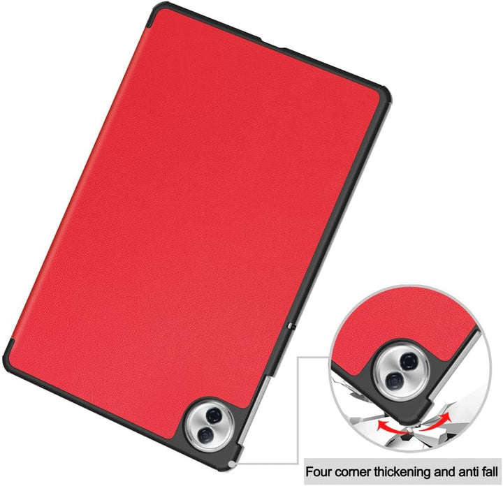 Kepuch Custer Hülle für Honor Pad 10 12.1",Smart PU-Leder Hüllen Schutzhülle Tasche Case Cover - Rot