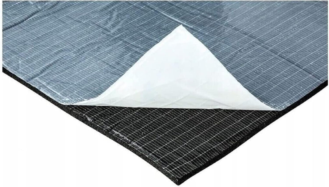 Kautschuk DÄMMATTE 25 x 50 cm Selbstklebend Schallschutz Platte Isolierung Motorhaube 3-50 mm (32 mm