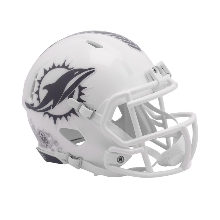 NFL Miami Dolphins Salute to Service 2024 Mini Helm Speed Footballhelm