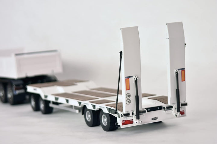 CARSON 500907400 - 1:14 Goldhofer TU4 Tiefladeanhänger 4A., RC-Truck, Zubehör, Modellbau, Massstab 1