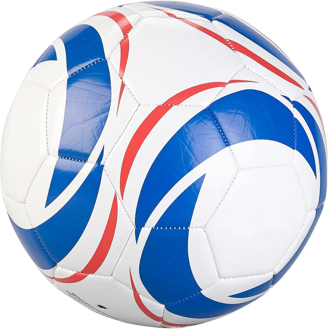 Speeron Freizeitball: 2er-Set Trainings-Fussbälle aus Kunstleder, 22 cm Ø, Grösse 5, 440 g (Ball, Ki