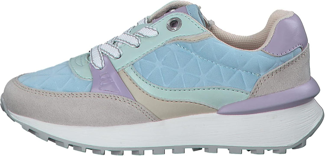 s.Oliver Mädchen 5-5-43228-30 Sneaker 31 EU Soft Blue Comb, 31 EU Soft Blue Comb