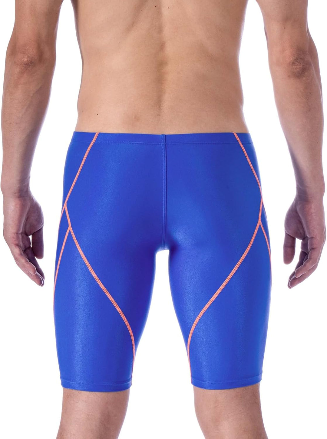 MY KILOMETRE Herren Jammers Lang Badehose Schwimmen Badeanzug Jammer, Hell, Blau S