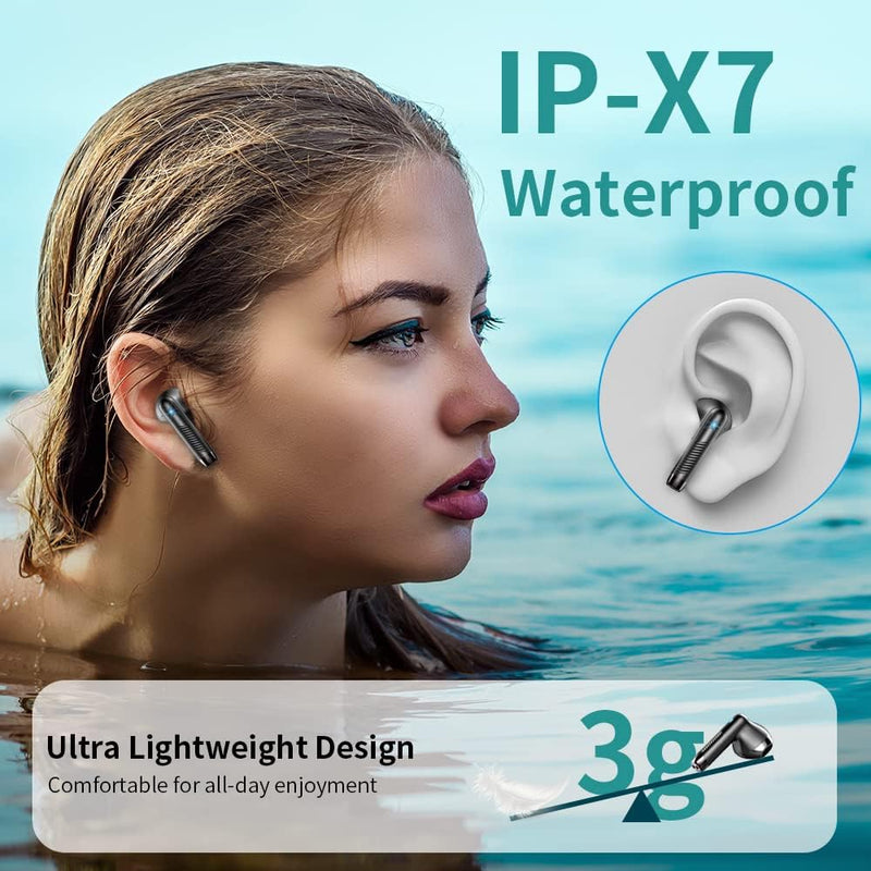 Bluetooth Kopfhörer In Ear Kopfhörer Kabellos Bluetooth 5.3 mit 4 ENC Mic, 2023 Neue Kabellose Kopfh