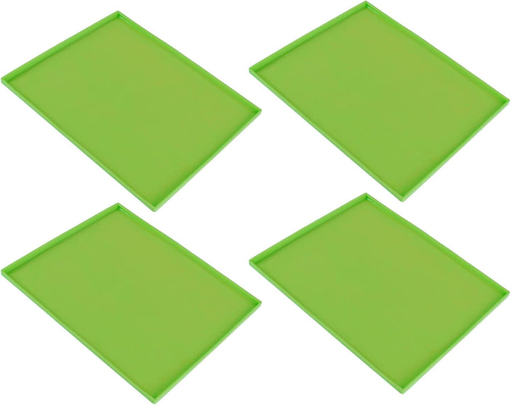 Obst Trocknen Matte, 4 Stück Obst-Leder-Tabletts, Antihaft Silicone Dehydrator Sheets Dörrgerät Fruc