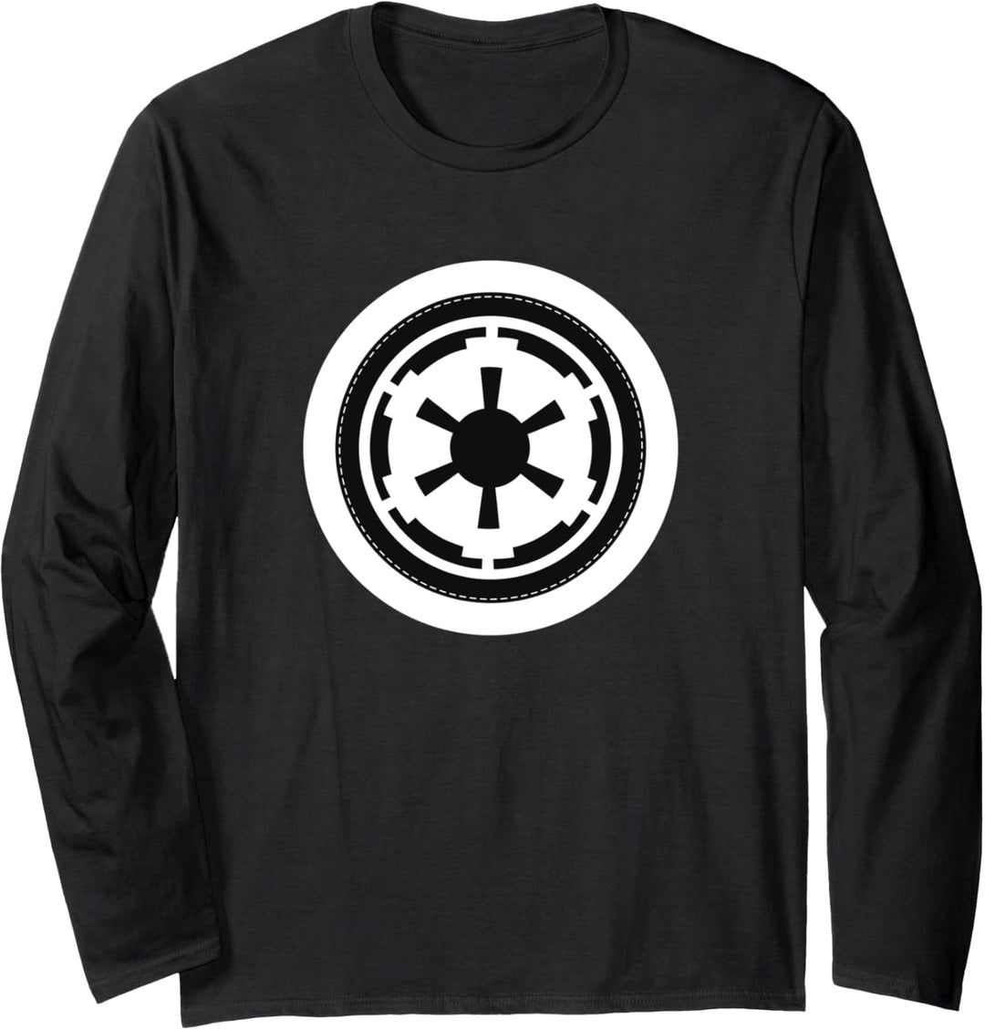 Star Wars Galactic Empire Symbol Left Chest Langarmshirt