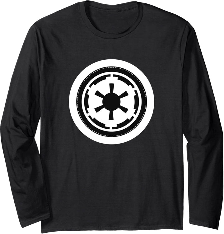 Star Wars Galactic Empire Symbol Left Chest Langarmshirt