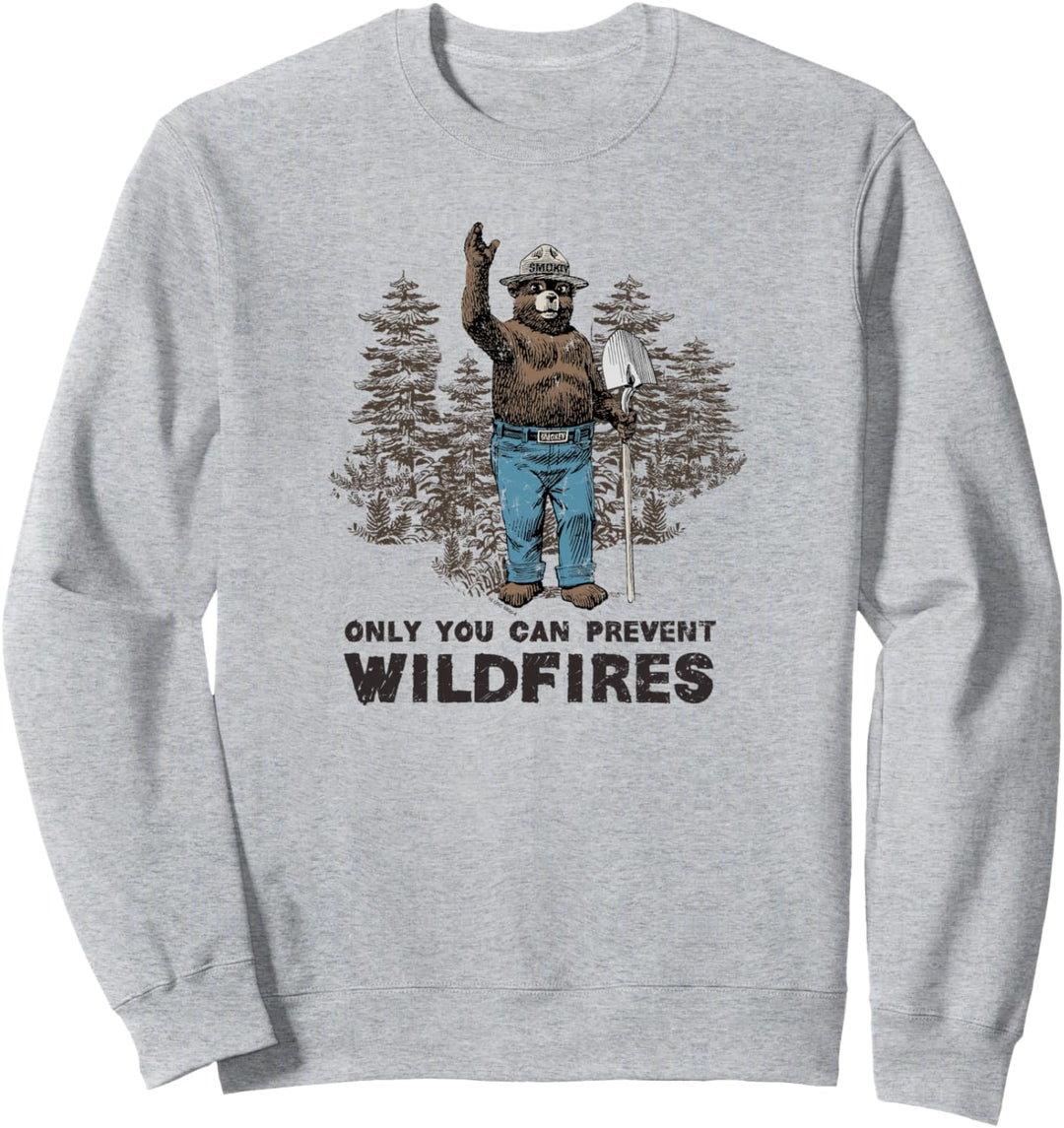 Smokey Bear Nur Sie können Waldbrände verhindern Sweatshirt