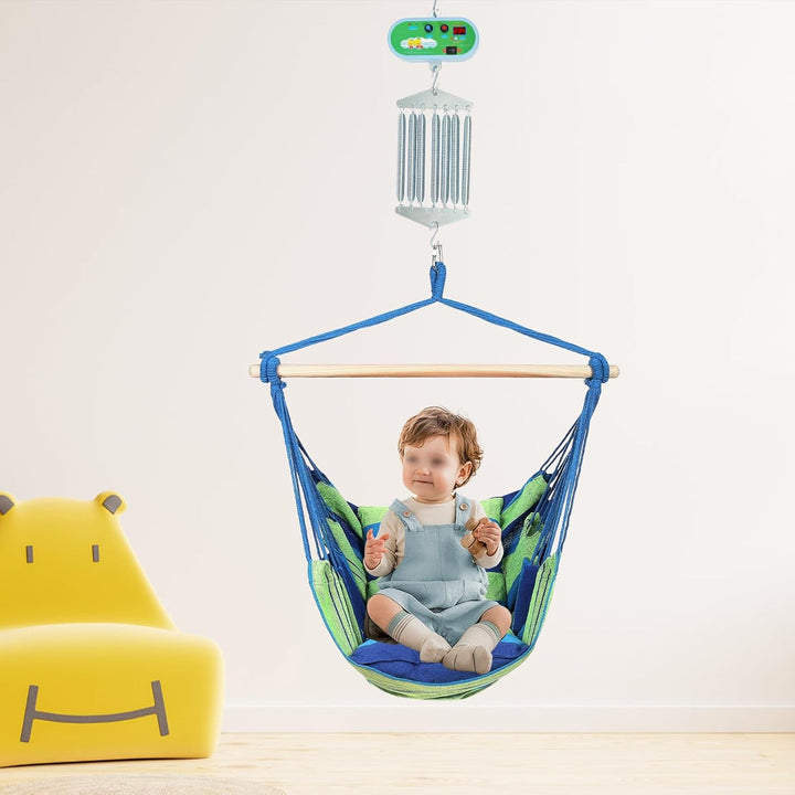 Elektrischer Wiegenmotor mit 7 Federn, Automatik Schaukel Regler für Baby Hängewiege, Einstellbare A