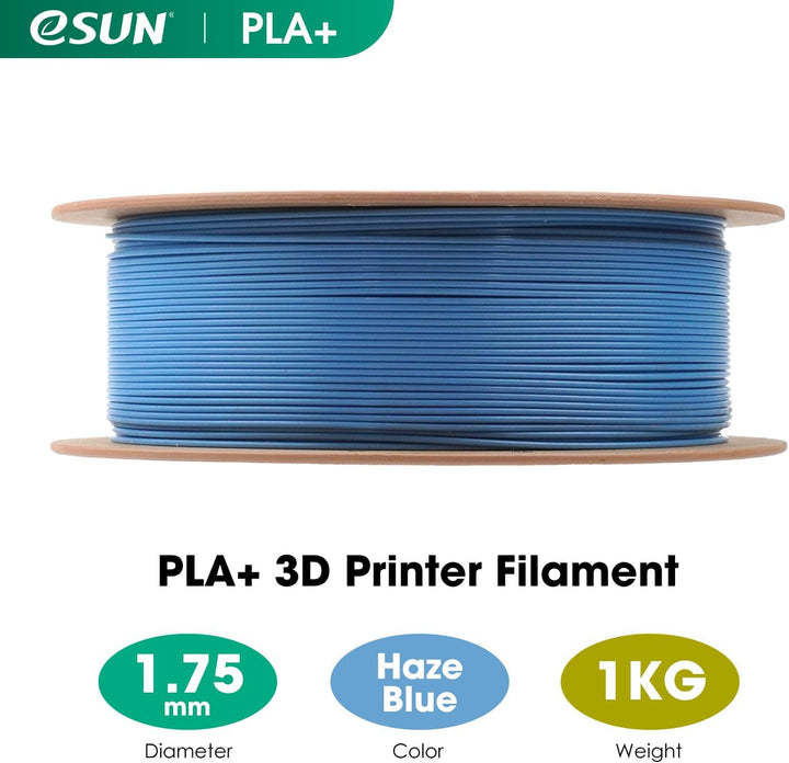 eSUN PLA+ Filament 1.75mm, 3D Drucker Filament PLA Plus, Massgenauigkeit +/- 0.03mm, 1kg Spule (2.2