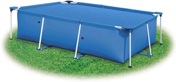 Gecheer Solar-Poolabdeckung Solarplane Abdeckplane Wärmeplane 400 x 200 cm (L x B) Mit PE-Luftpolste