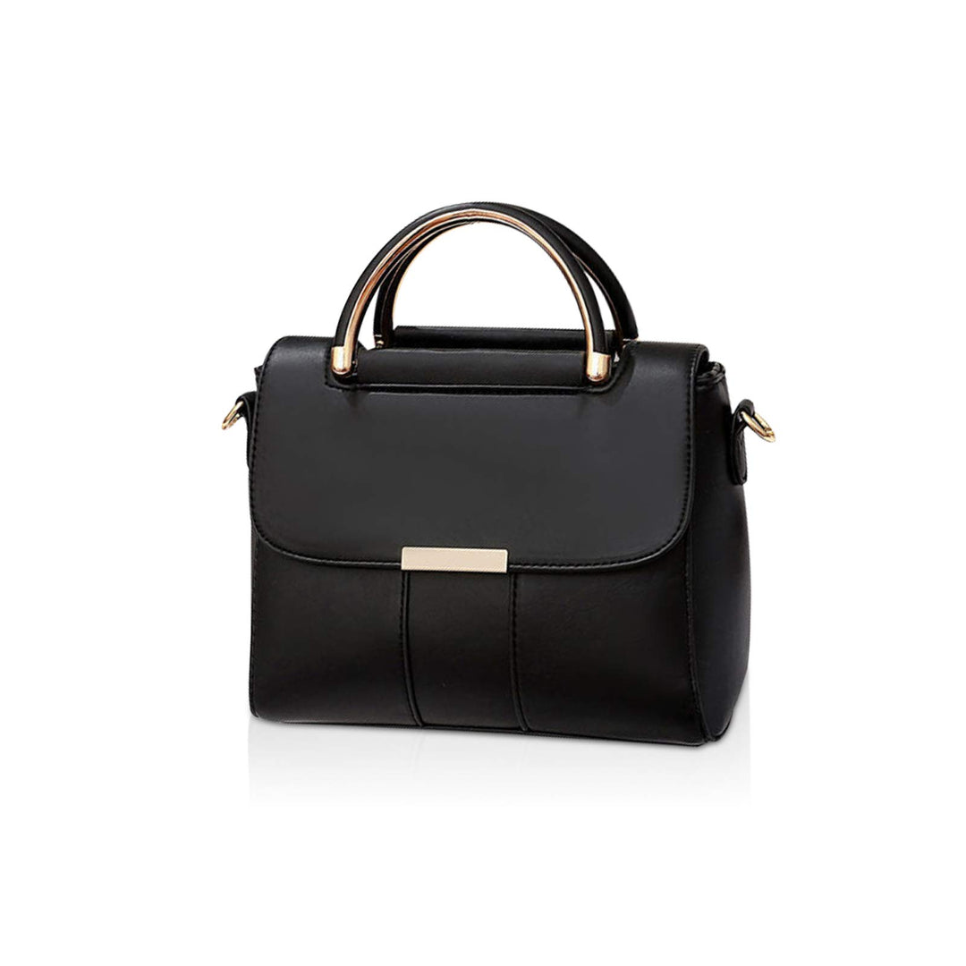 NICOLE &amp; DORIS Damen Handtasche mit Gewölbtem Griff Elegant PU Leder Schultertasche kleine Umhängeta