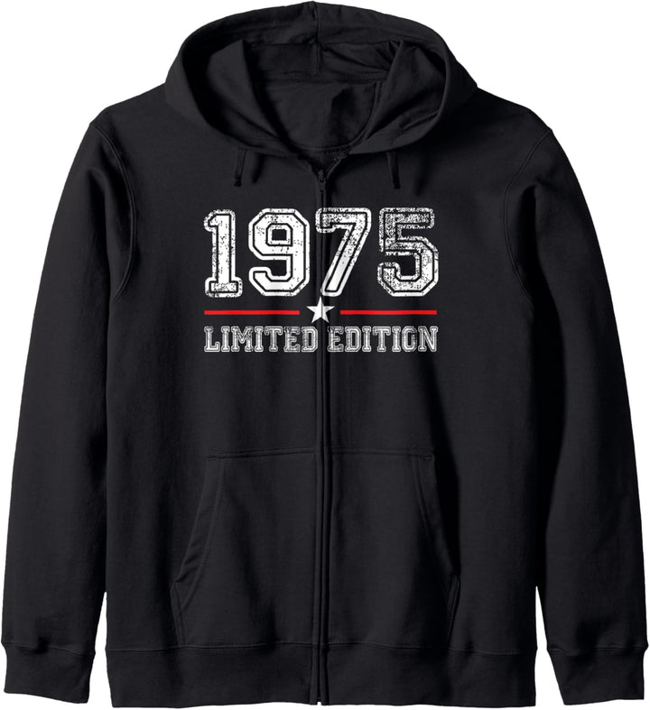 48. Geburtstag Mann Frau 48 Jahre 1975 Deko Lustig Geschenk Kapuzenjacke