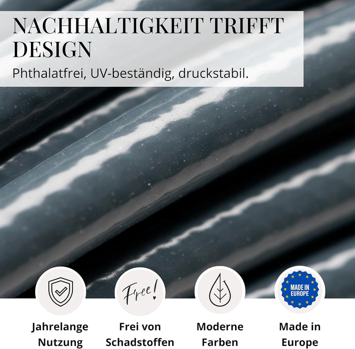 Livlig53 Gartenschlauch 1/2 Zoll, 20m: Wasserschlauch Made in Germany, Recycling-Material, formstabi