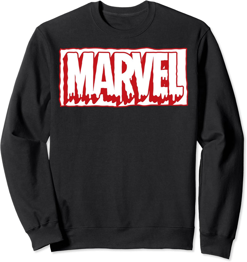 Marvel Drip Outline Logo Sweatshirt