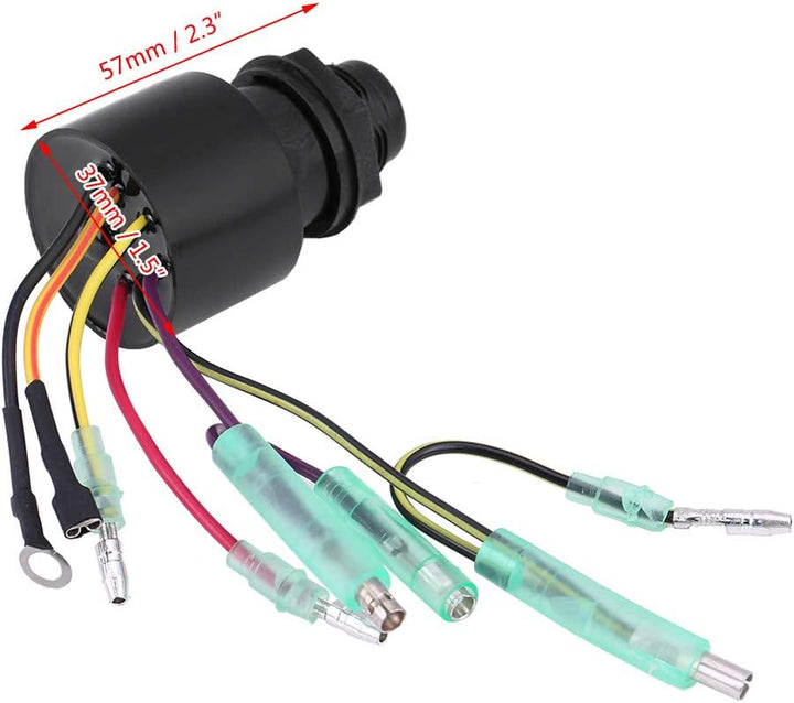 Zündschloss, Boat Zündschlüsselschalter Baugruppe für Outboard Remote Control Box 87-17009A5