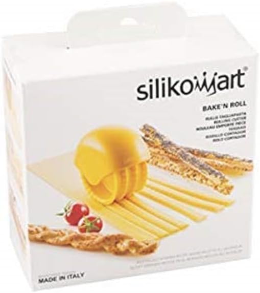 Silikomart 72.411.76.0065 Bake 'N Roll Ausstecher, Kunststoff, Orange BAKE'N ROLL, BAKE'N ROLL