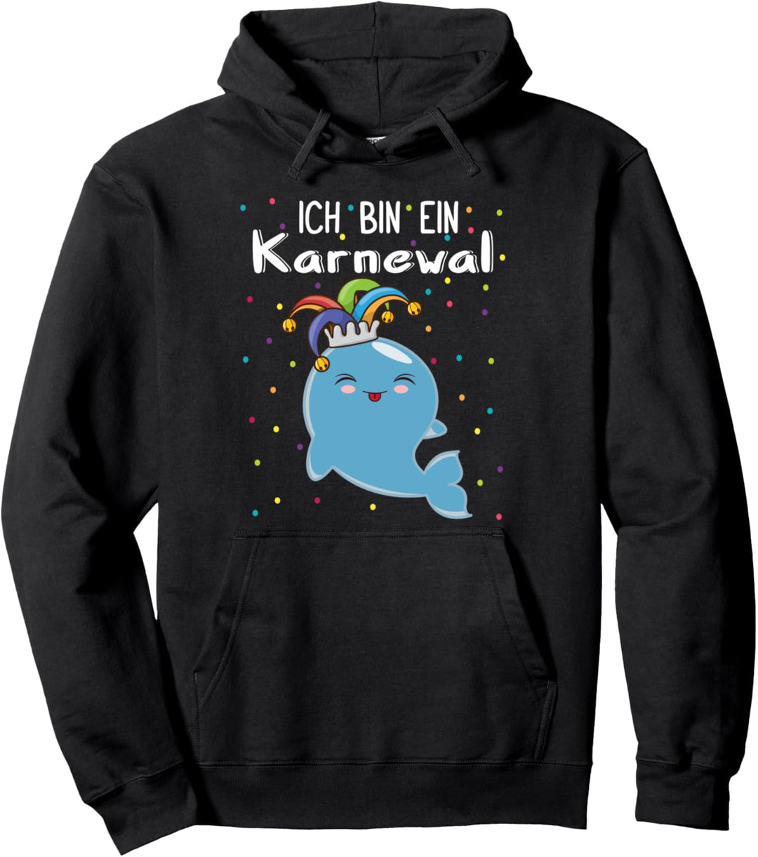 Karnewal Damen Kostüm Fasching Karneval Verkleidung Konfetti Pullover Hoodie