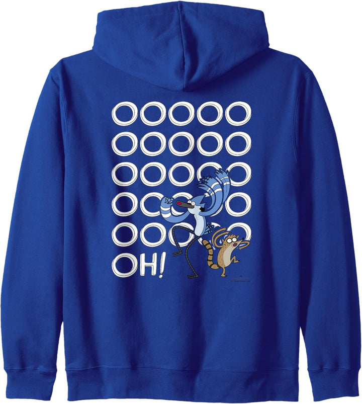 Regular Show Mordecai and Rigby Ooooohs Kapuzenjacke