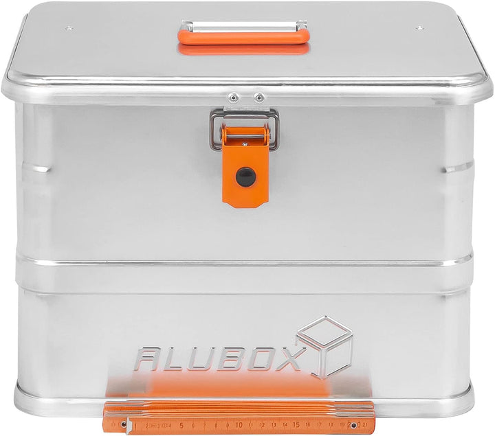 ALUBOX Motorrad Top-Case ABX-M35-35 Liter, Aluminium, 35 Liter
