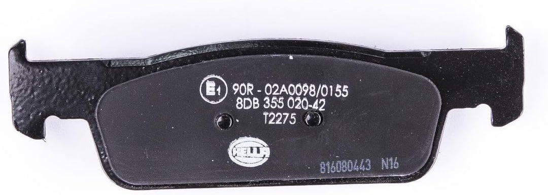HELLA PAGID 8DB 355 020-421 Bremsbelagsatz - T2275 - Dicke/Stärke: 18mm - Bremssystem: Teves - nicht