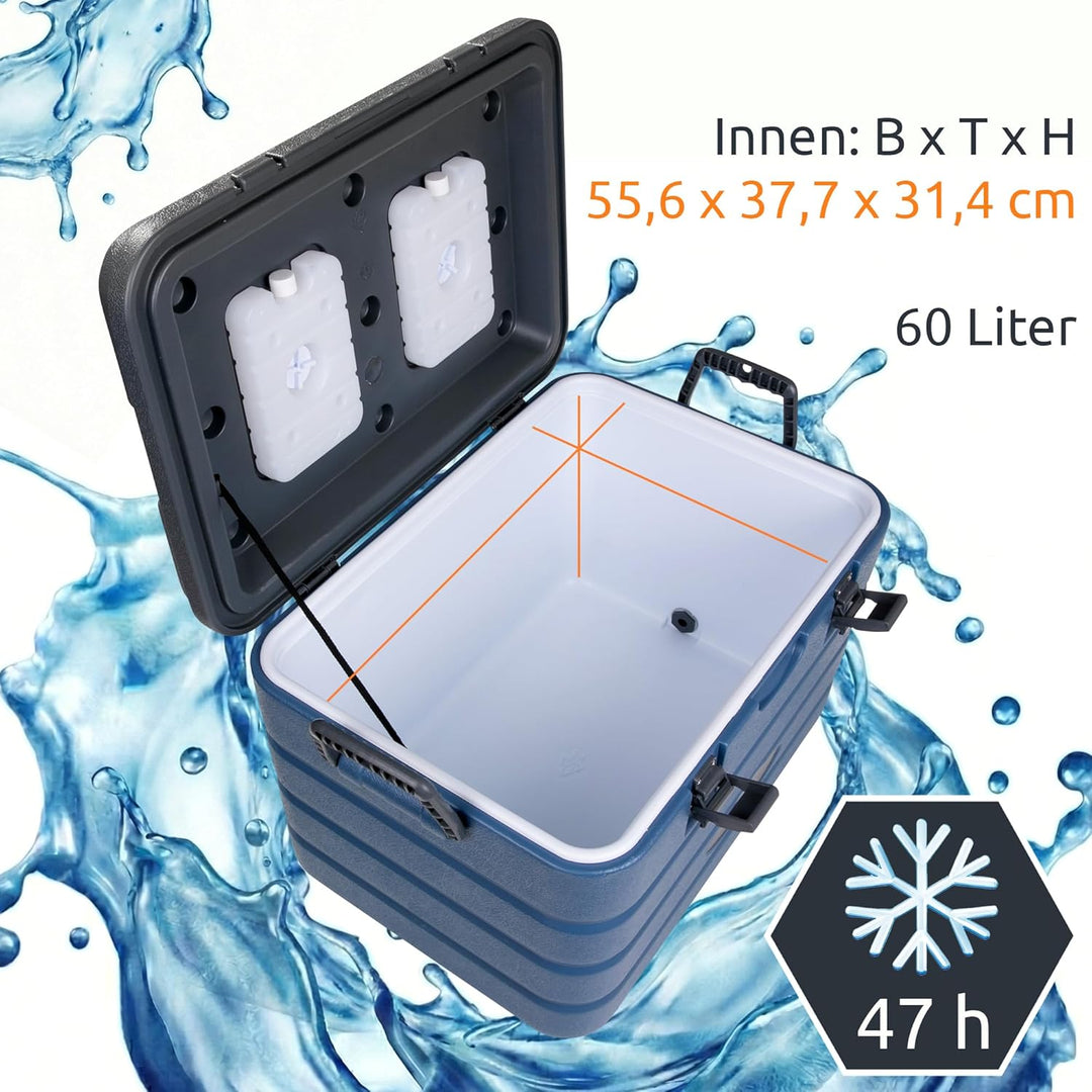 your GEAR Coolah Kühlbox - 4 Grössen - 10, 30, 40, 60 Liter - passiver Kühlbehälter, 47 Std. Kühllei