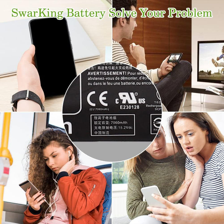 SwarKing Ersatz Akku Kompatibel mit SU06XL for HP Spectre X360 15 HSTNN-DB8W L29048-271 L29184-005