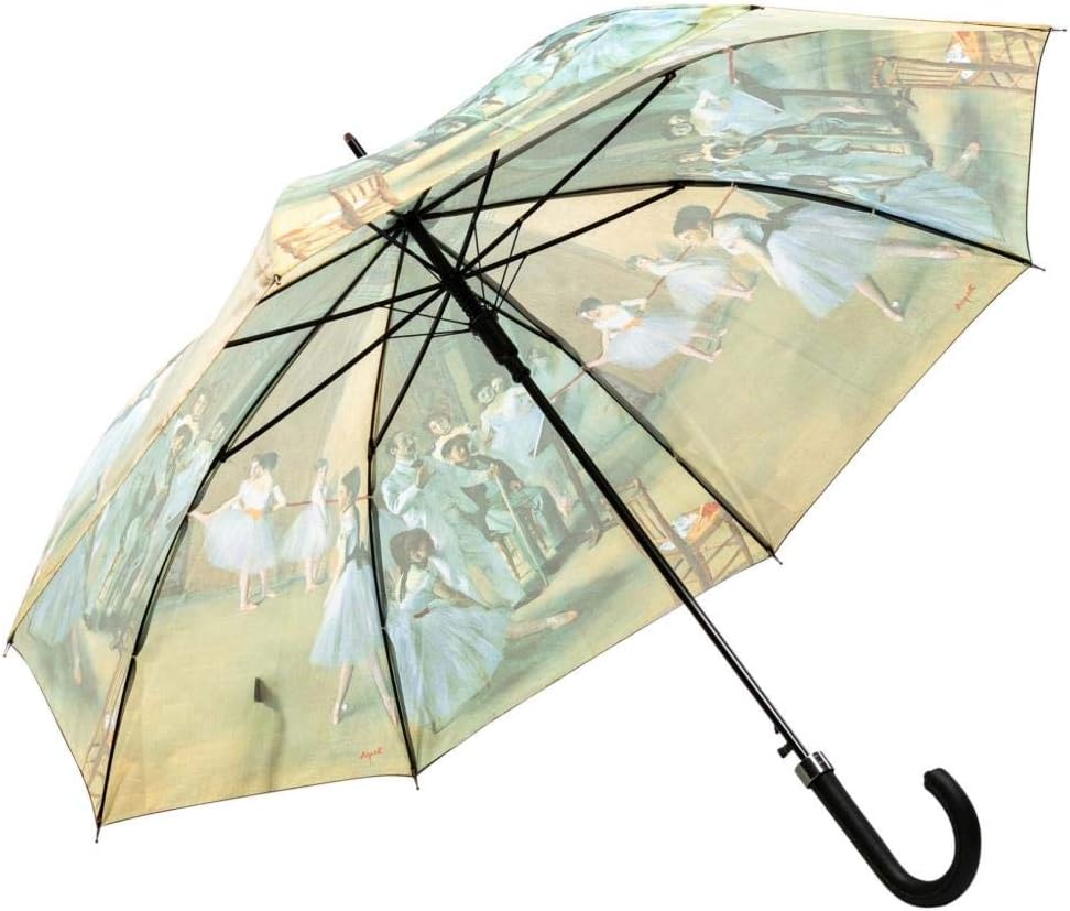 LUCKYWEATHER Regenschirm Stockschirm Damen Motiv Ballet Class Auf-Automatik I Stockregenschirm gross