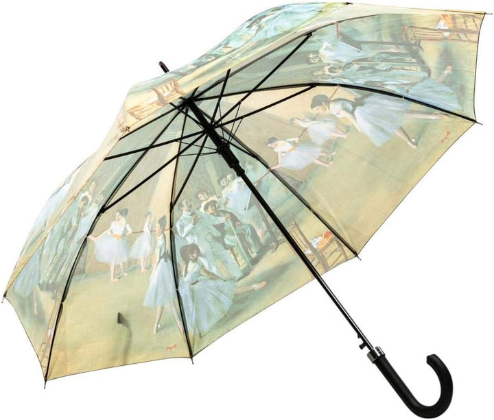 LUCKYWEATHER Regenschirm Stockschirm Damen Motiv Ballet Class Auf-Automatik I Stockregenschirm gross