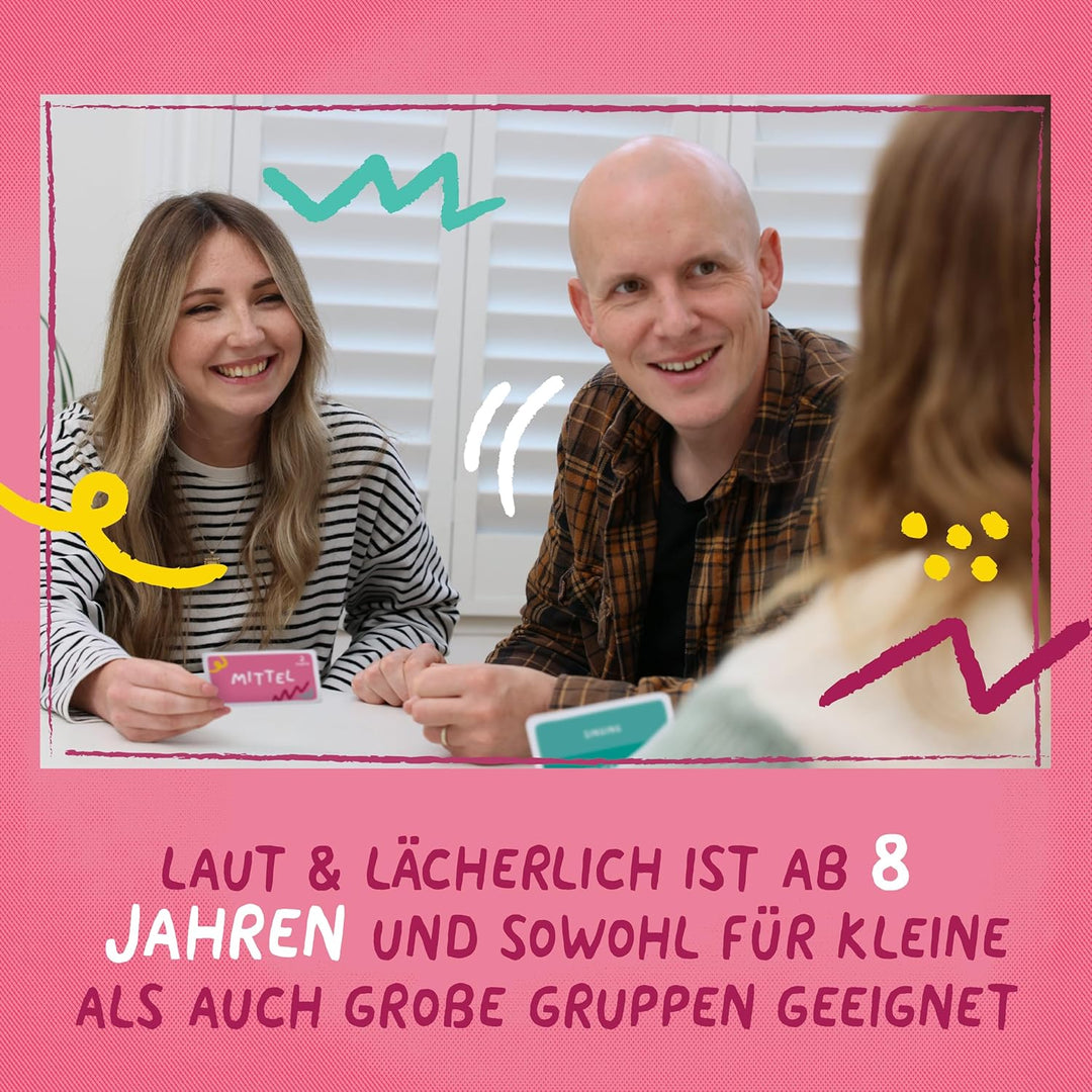 Gamely Laut & Lächerlich: Das urkomische Partyspiel der lächerlichen Laute, in Taschengrösse | Das f